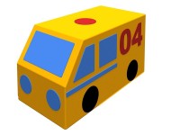 Контурная игрушка Фургон Газовая служба Romana ДМФ-МК-01.23.05