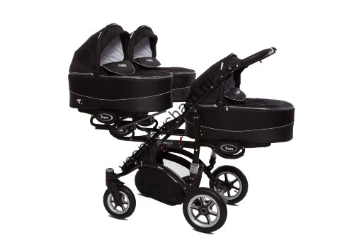 Коляска для тройни 2 в 1 BabyActive Trippy Premium