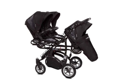 Коляска для тройни 2 в 1 BabyActive Trippy Premium