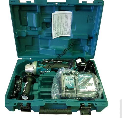 Аккумуляторная УШМ Makita DGA504RF, 125 мм