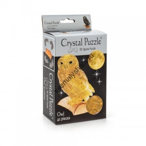 3D головоломка Сова янтарная