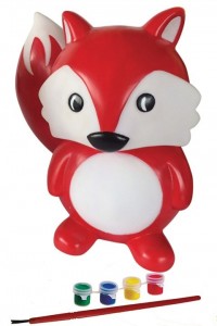 Копилка-раскраска Лис