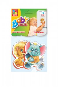 Мягкие магнитные Baby puzzle Зоопарк