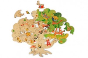 Деревянный пазл Чудесное дерево